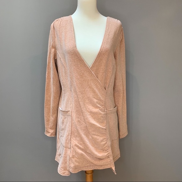 SUNDANCE heathered cross front tunic, S. - Picture 6 of 8